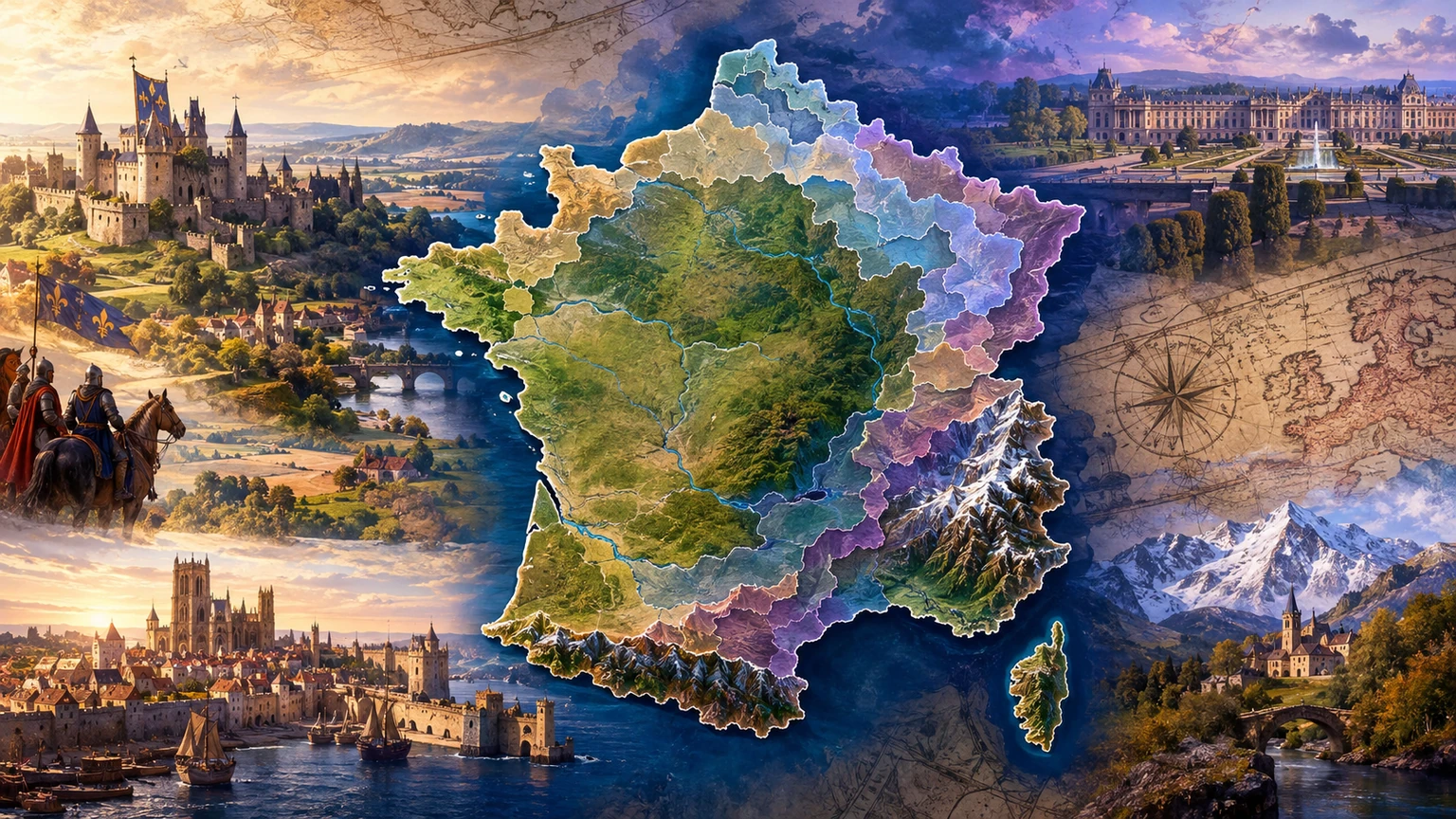 Illustration : L’évolution des frontières françaises